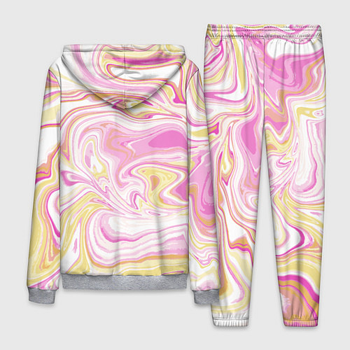 Мужской костюм Абстракция мраморный фон / 3D-Меланж – фото 2