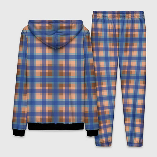 Мужской костюм Клетка в клетку / 3D-Черный – фото 2