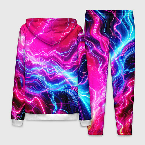 Мужской костюм Milano - neon abstraction / 3D-Белый – фото 2