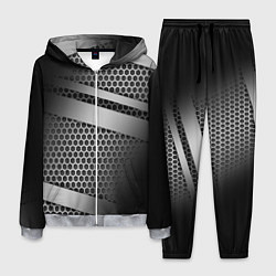 Костюм мужской Карбоновая текстура хром, цвет: 3D-меланж