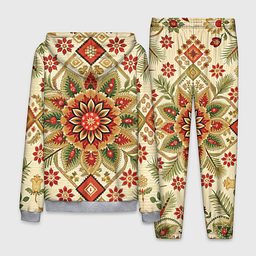 Мужской костюм Стиль советского ковра узоры и орнамент / 3D-Меланж – фото 2