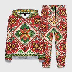 Костюм мужской Классические русские узоры и орнамент, цвет: 3D-меланж