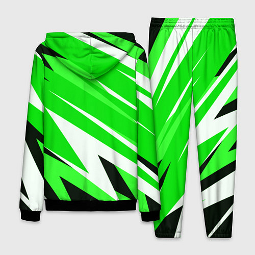 Мужской костюм Geometry stripes green / 3D-Черный – фото 2