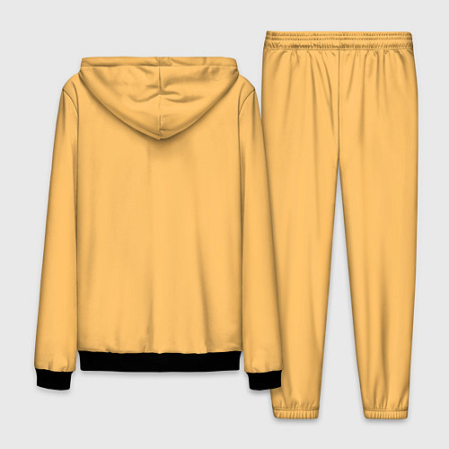 Мужской костюм Эмоция радости - желтый / 3D-Черный – фото 2