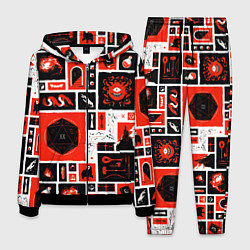 Костюм мужской Dungeons and dragons pattern, цвет: 3D-черный