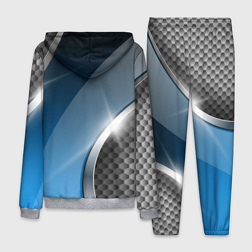 Мужской костюм Tesla carbon steel / 3D-Меланж – фото 2