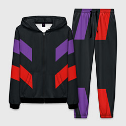 Костюм мужской Ретро текстура 90-х спортивная, цвет: 3D-черный