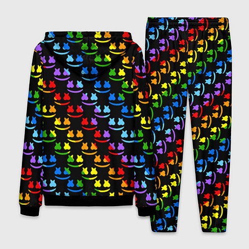 Мужской костюм Marshmello pattern neon / 3D-Черный – фото 2