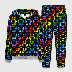 Костюм мужской Marshmello pattern neon, цвет: 3D-меланж