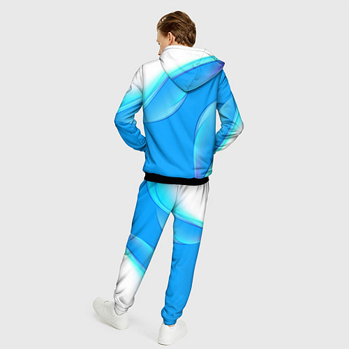 Мужской костюм BMW abstrac line steel / 3D-Черный – фото 4