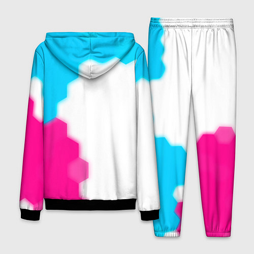 Мужской костюм Stumble Guys neon gradient style по-вертикали / 3D-Черный – фото 2