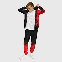 Костюм мужской Aerosmith - red gradient по-вертикали, цвет: 3D-черный — фото 2