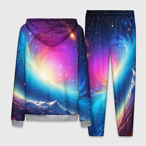 Мужской костюм Бескрайний космос / 3D-Меланж – фото 2
