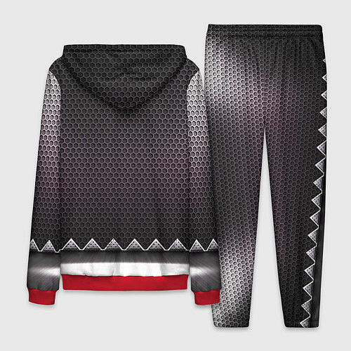 Мужской костюм Mercedes benz carbon steel / 3D-Красный – фото 2