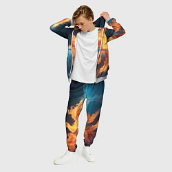 Костюм мужской Вода и огонь, цвет: 3D-меланж — фото 2