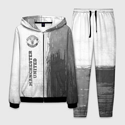 Костюм мужской Manchester United - white gradient по-вертикали, цвет: 3D-черный