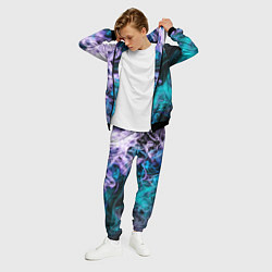 Костюм мужской Цветной дым текстура, цвет: 3D-черный — фото 2