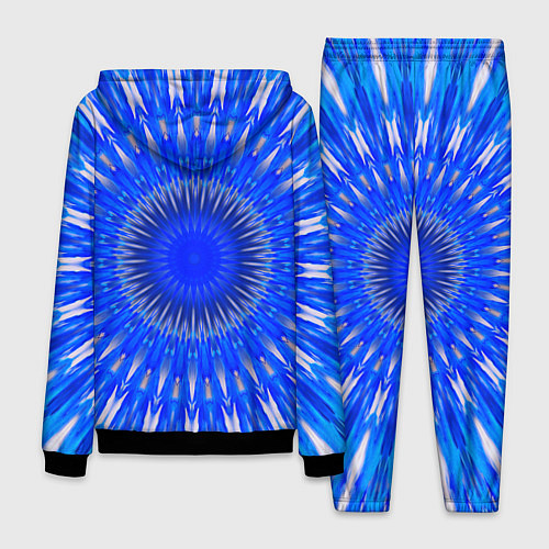 Мужской костюм Абстрактный узор психоделика / 3D-Черный – фото 2