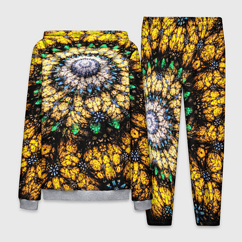 Мужской костюм Оптический узор текстура / 3D-Меланж – фото 2