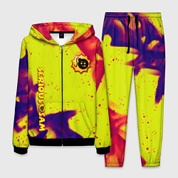 Мужской костюм Serious Sam flame yellow