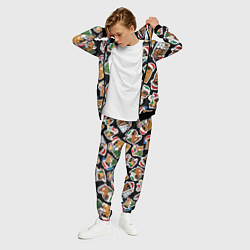 Костюм мужской Новогодняя капибара с ёлкой, цвет: 3D-черный — фото 2