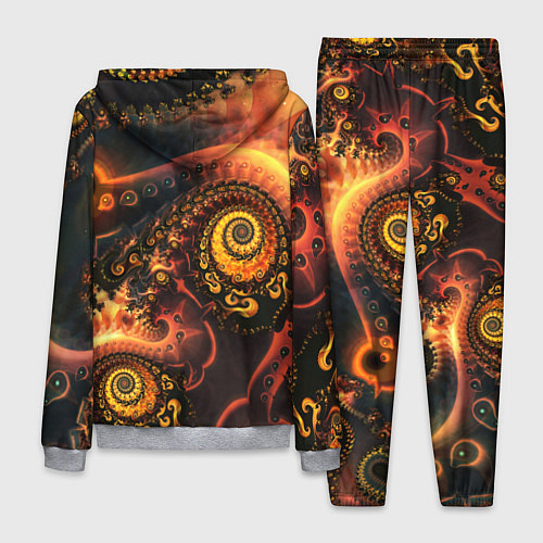 Мужской костюм Оптические узоры фракталы / 3D-Меланж – фото 2