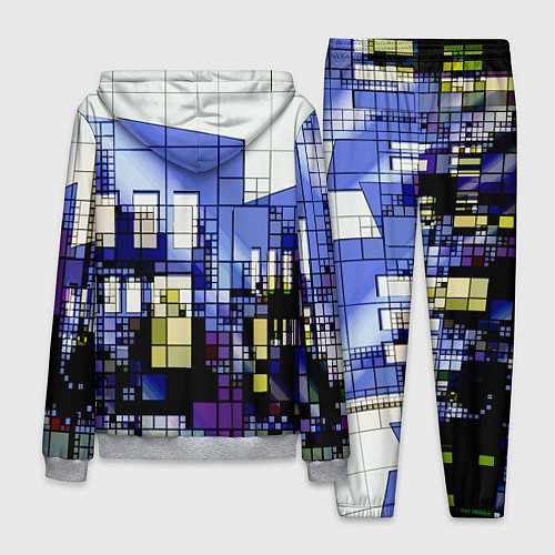 Мужской костюм Городской пейзаж / 3D-Меланж – фото 2