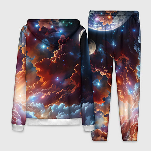 Мужской костюм Космические звезды / 3D-Белый – фото 2