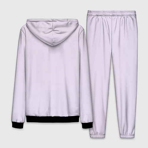 Мужской костюм Геометрическая абстракция с треугольниками и пятни / 3D-Черный – фото 2