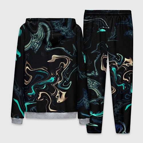 Мужской костюм Безумие волн / 3D-Меланж – фото 2