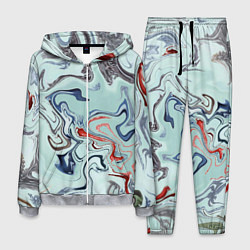 Костюм мужской Crazy waves, цвет: 3D-меланж