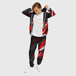 Костюм мужской Changan - красные языки, цвет: 3D-меланж — фото 2
