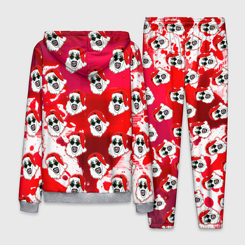 Мужской костюм Funny Santa clown Art in blood / 3D-Меланж – фото 2