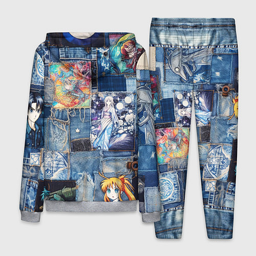 Мужской костюм Микс аниме и пэчворк / 3D-Меланж – фото 2