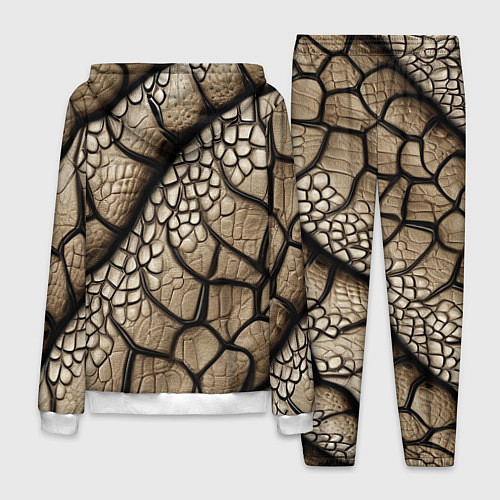 Мужской костюм Найди змею / 3D-Белый – фото 2