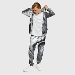 Костюм мужской Полированный серебряный металл, цвет: 3D-меланж — фото 2