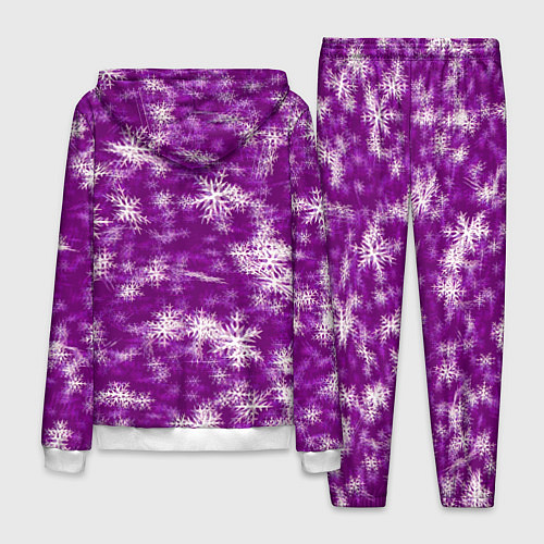 Мужской костюм Снежинки глитч / 3D-Белый – фото 2