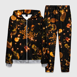 Костюм мужской Новогоднее украшение, цвет: 3D-меланж