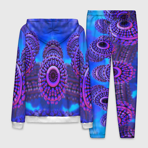 Мужской костюм Абстракция оптическая / 3D-Белый – фото 2