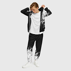Костюм мужской Portal краски черно белый, цвет: 3D-белый — фото 2