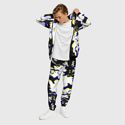 Костюм мужской Россия герб глитч, цвет: 3D-черный — фото 2