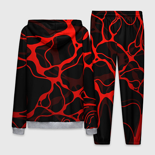 Мужской костюм Exeed - red liquid / 3D-Меланж – фото 2