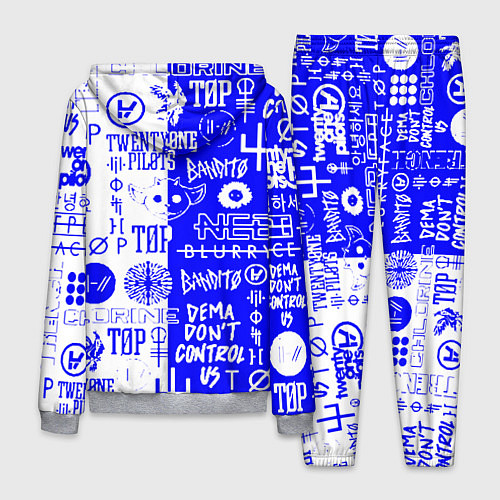 Мужской костюм Twenty one pilots лого / 3D-Меланж – фото 2