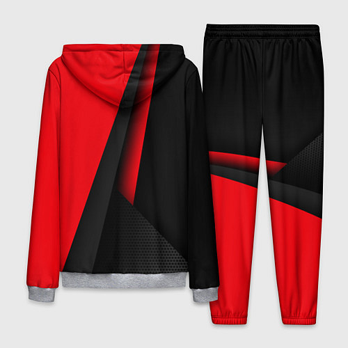 Мужской костюм N7 - красная униформа / 3D-Меланж – фото 2