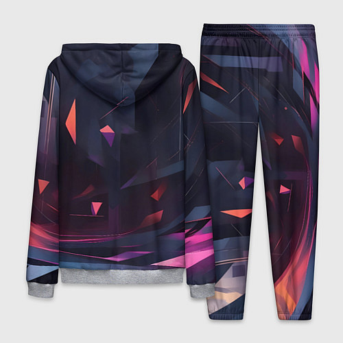 Мужской костюм Абстрактный вихрь / 3D-Меланж – фото 2