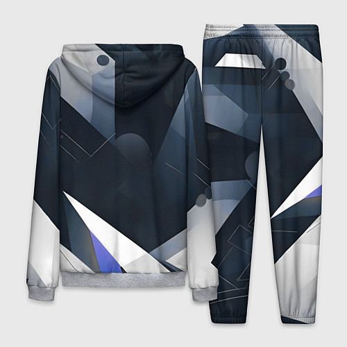 Мужской костюм Абстракция город следующего века / 3D-Меланж – фото 2