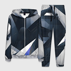 Костюм мужской Абстракция город следующего века, цвет: 3D-меланж
