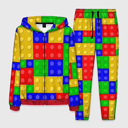 Костюм мужской Детали Лего, цвет: 3D-красный