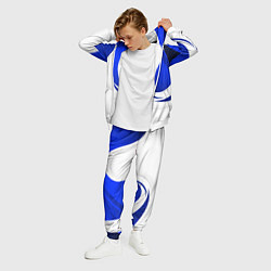 Костюм мужской Exeed - синий и белый, цвет: 3D-белый — фото 2
