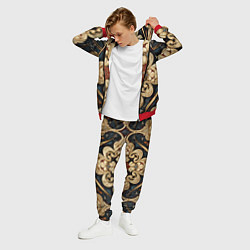 Костюм мужской Узоры ковра, цвет: 3D-красный — фото 2